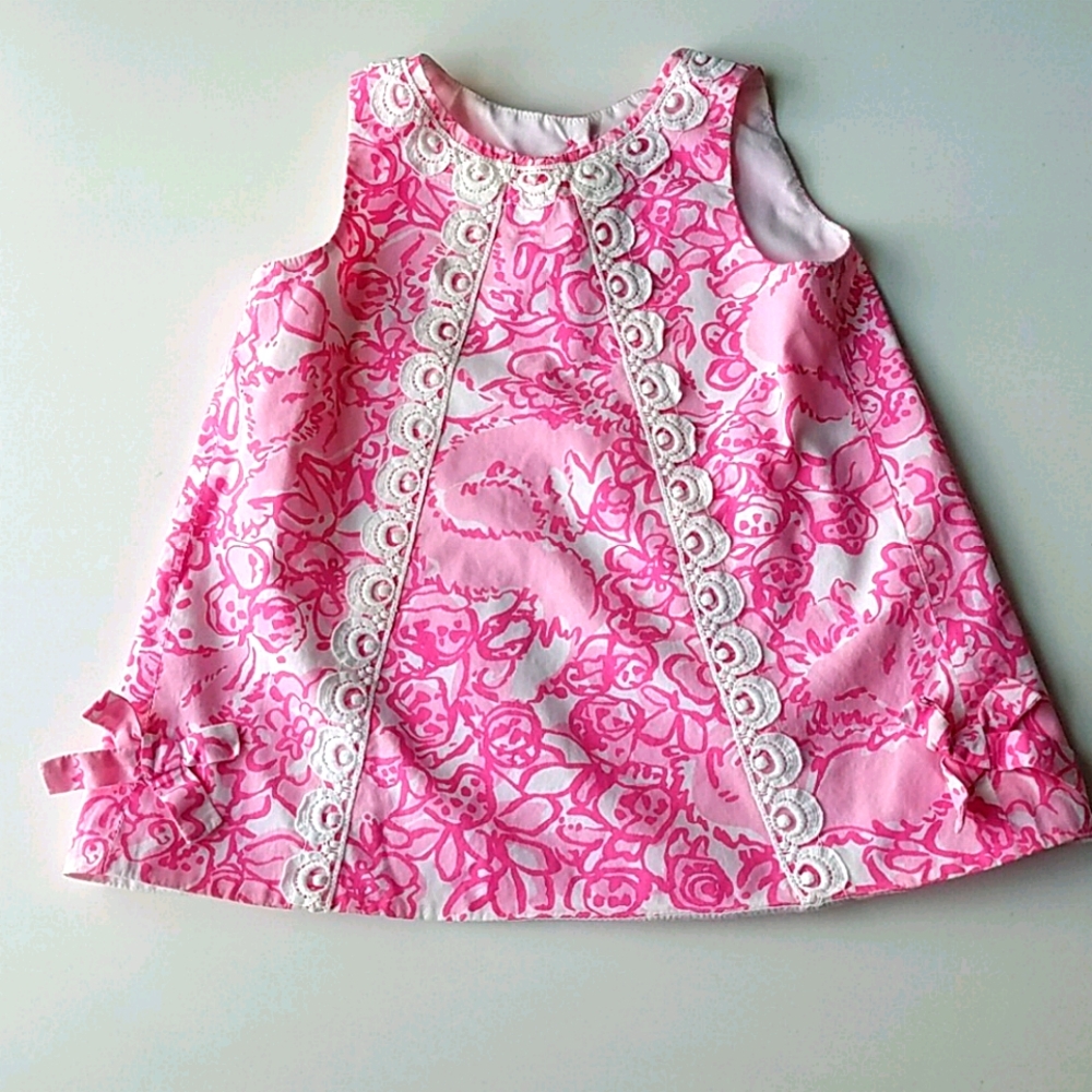 Lilly Pulitzer pink dress 18-24 months